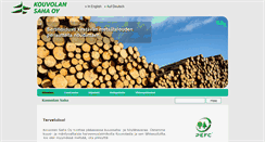Desktop Screenshot of kouvolansaha.fi